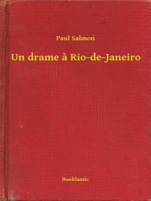 cover image of Un drame a Rio-de-Janeiro